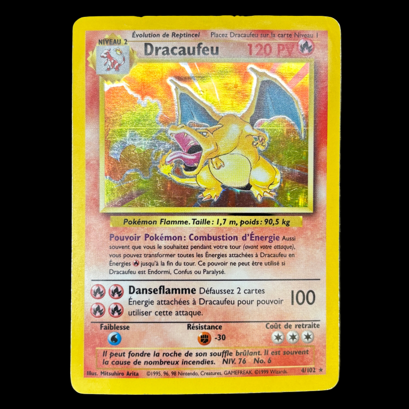 Dracaufeu 4/102 - Set de Base - TBE