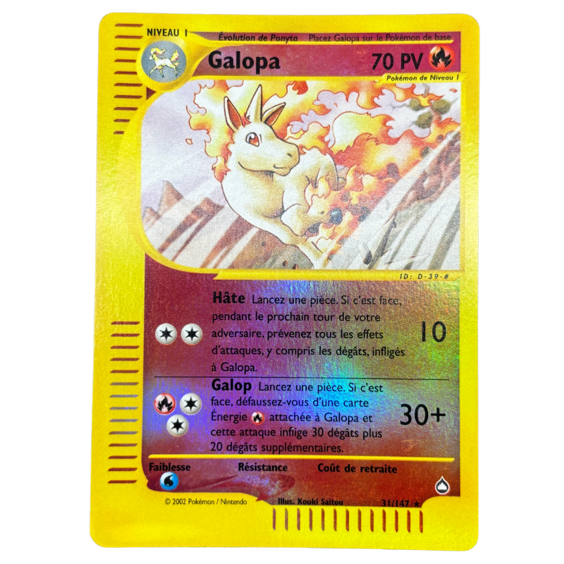 Galopa 31/147 ( reverse ) - Aquapolis - NM