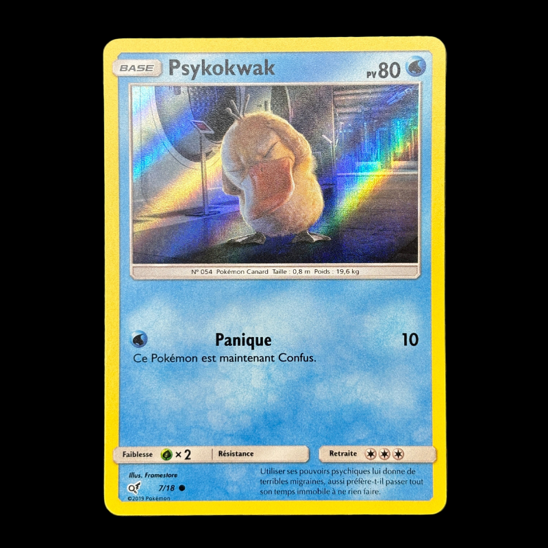 Psykokwak 7/18 - Détective Pikachu - MINT