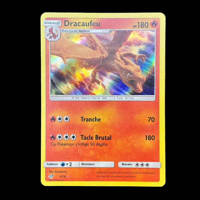 Dracaufeu 5/18 - Détective Pikachu - MINT