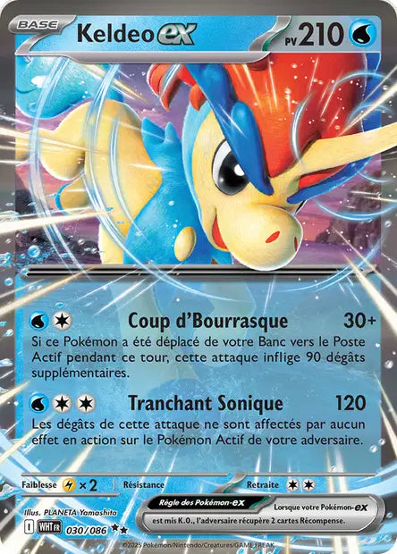Keldeo EX 030/086 - Flamme blanche