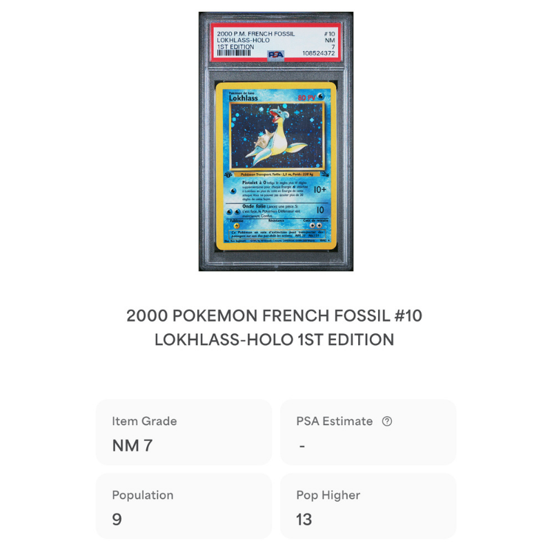 Lokhlass ED1 10/62 - PSA 7