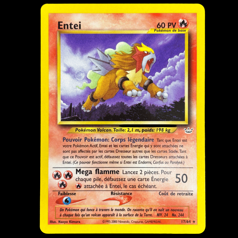 Entei 17/64 - Neo Revelation - NM