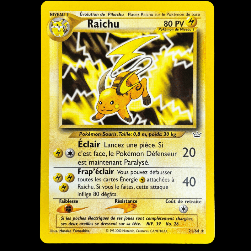 Raichu 21/64 - Neo Revelation - NM