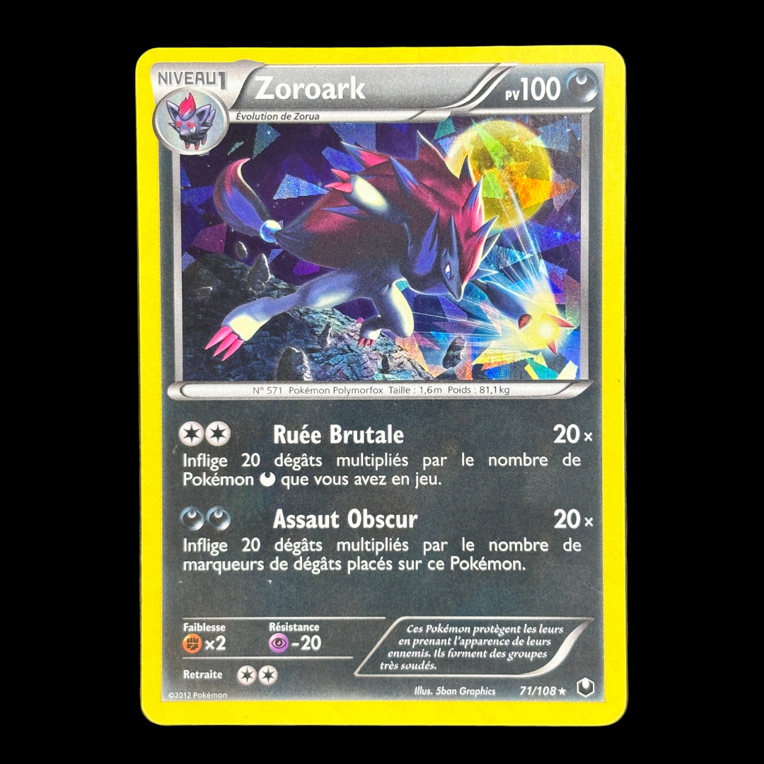 Zoroark 71/108 Explorateurs obscurs – EXC+