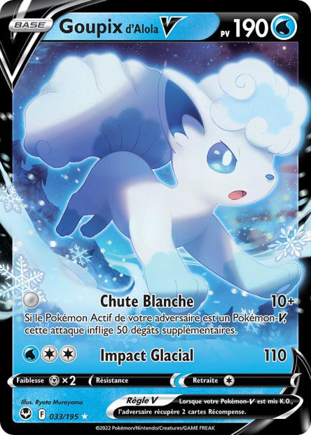 Goupix d'Alola-V 033/195 - Tempête Argentée