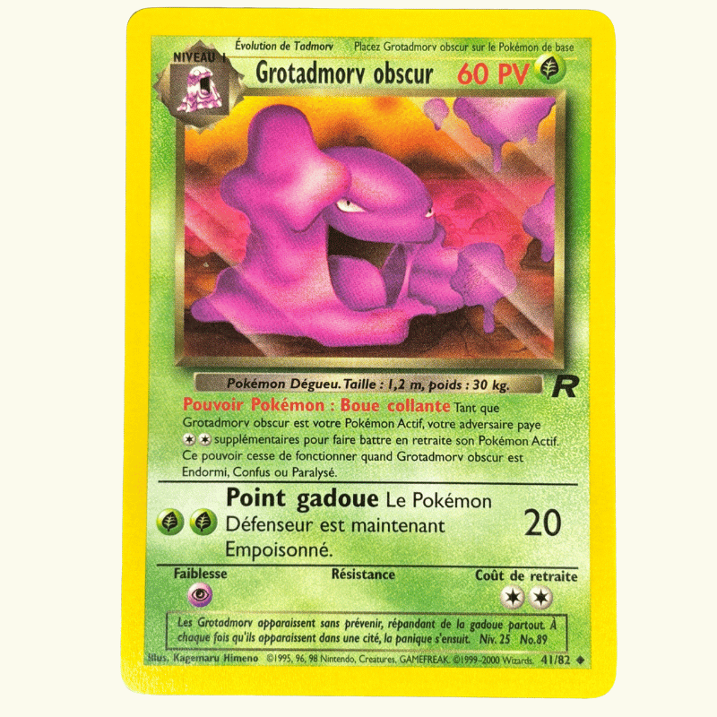 Grotadmorv obscur 41/82 - Team Rocket - NM