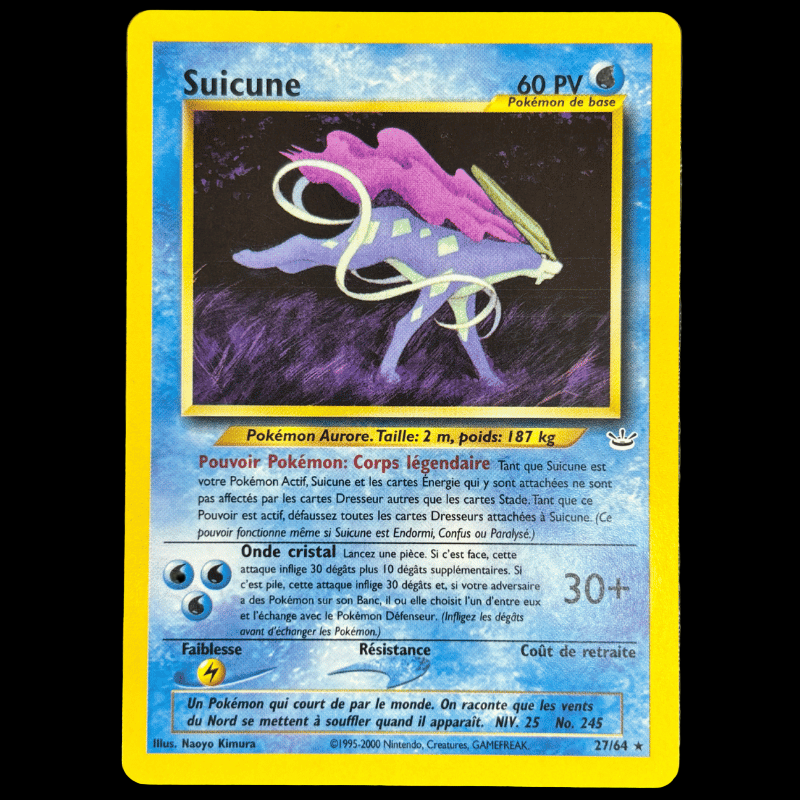 Suicune 27/64 - Neo Revelation - NM