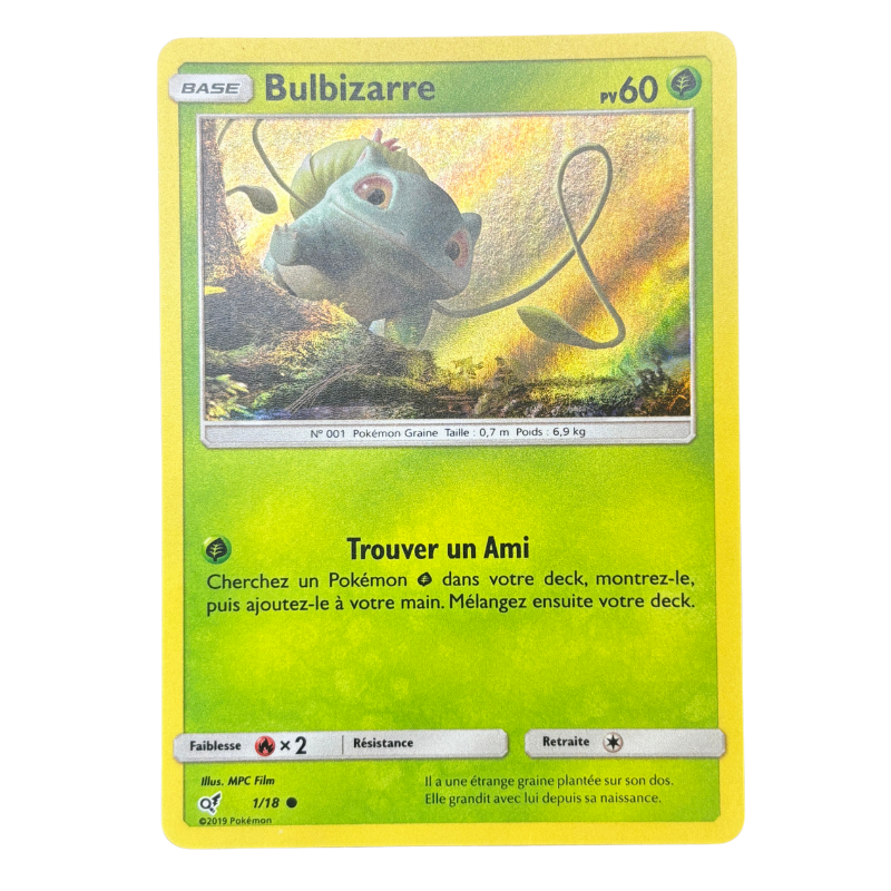 Bulbizarre (1) 1/18 - Détective Pikachu- NM