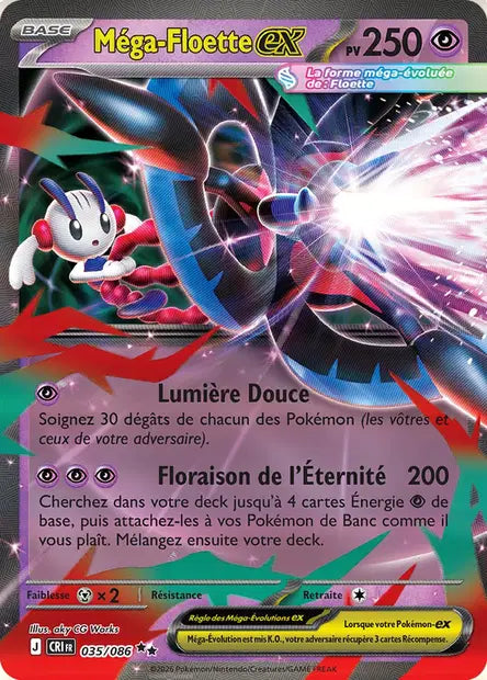 Méga-Floette ex 035/086 Chaos Ascendant