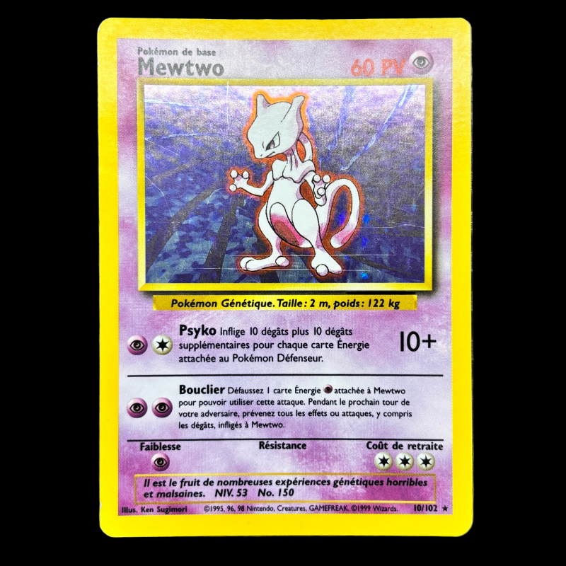 Mewtwo 10/102 - Set de Base - EXC+