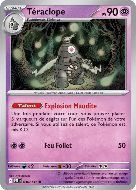 Téraclope 036/131 - Pokeball Évolution Prismatique