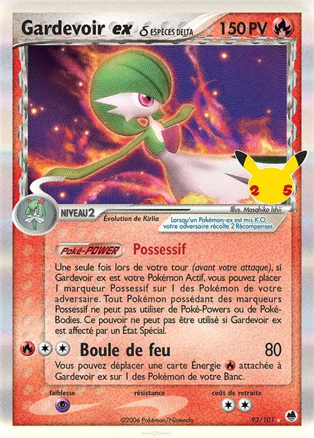 Gardevoir ex δ Espèces D.. 93/101 - Célébrations