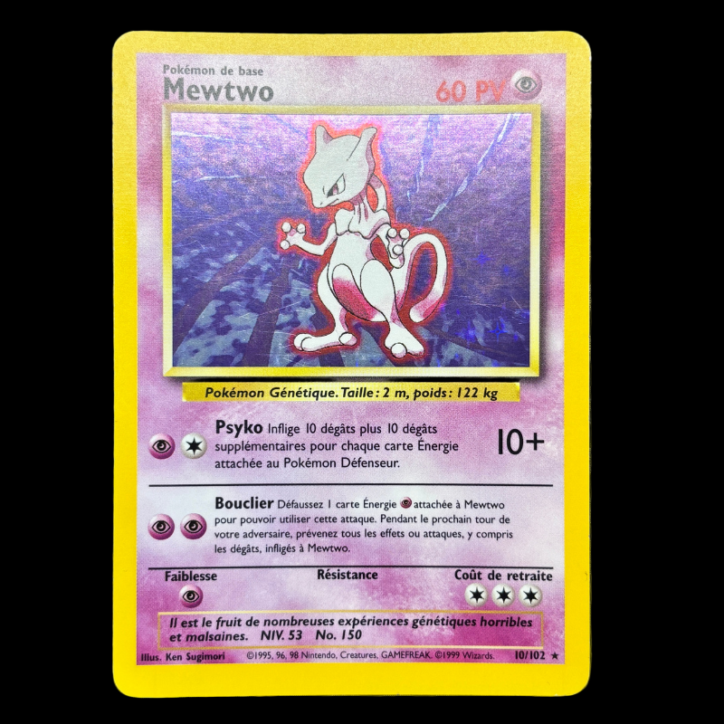 Mewtwo 10/102 - Set de Base - EXC