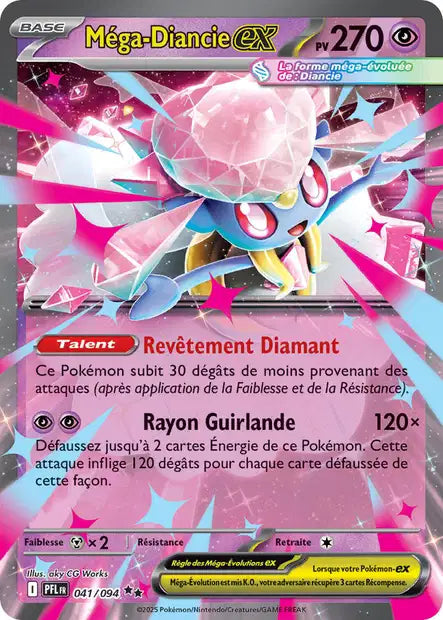 Méga-Diancie ex 041/094 - Flammes Fantasmagoriques