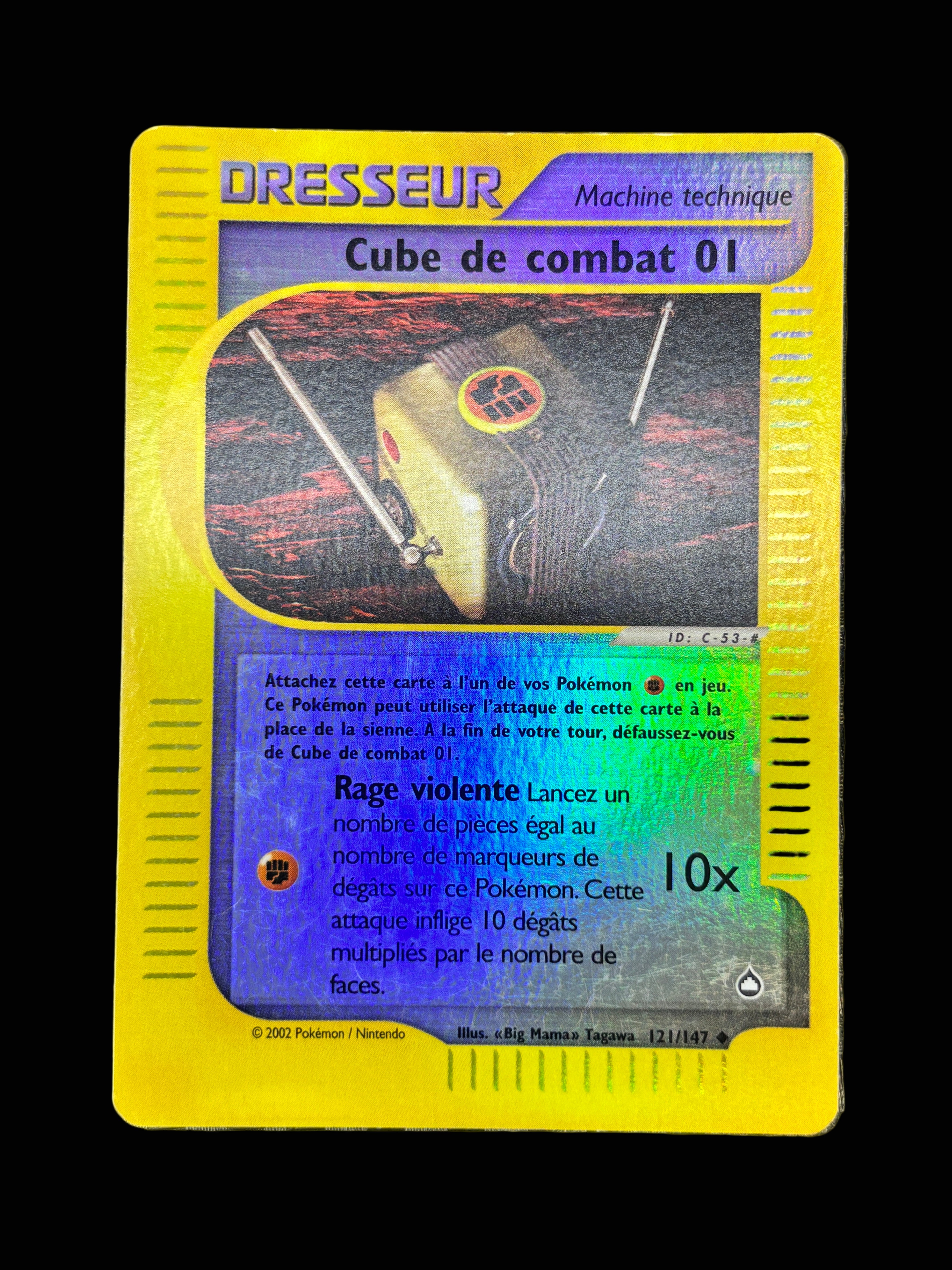 Cube de Combat 01 121/147 ( reverse ) - Aquapolis - NM