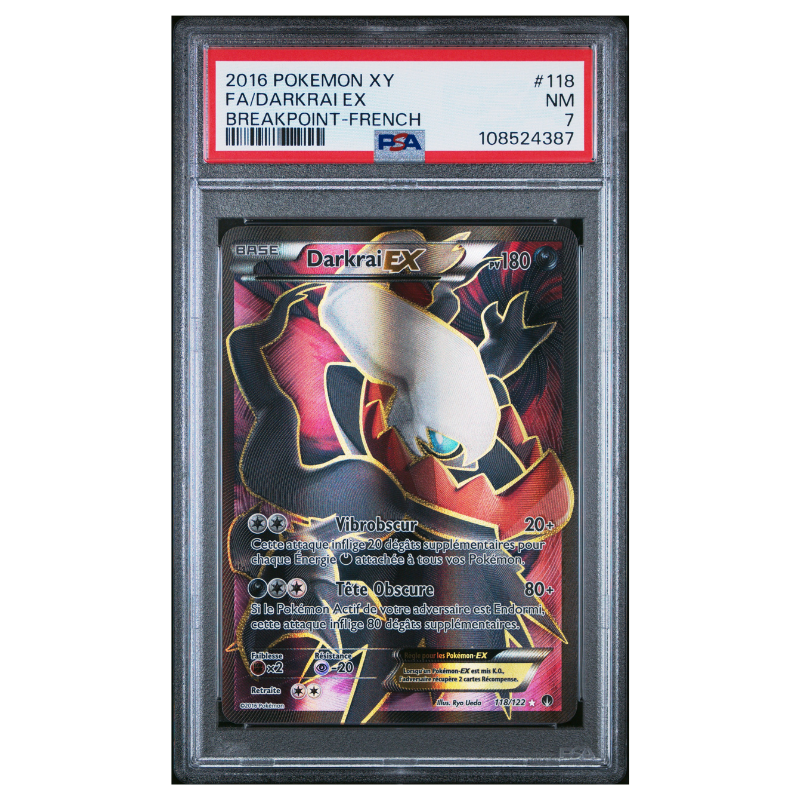 Darkrai EX 118/122 - PSA 7