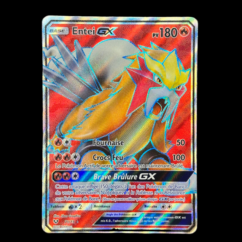 Entei GX 71/73 - Légendes Brillantes - MINT
