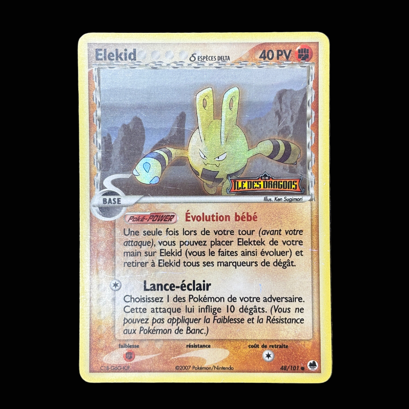Elekid 48/101 - Ile des Dragons (1) - EXC