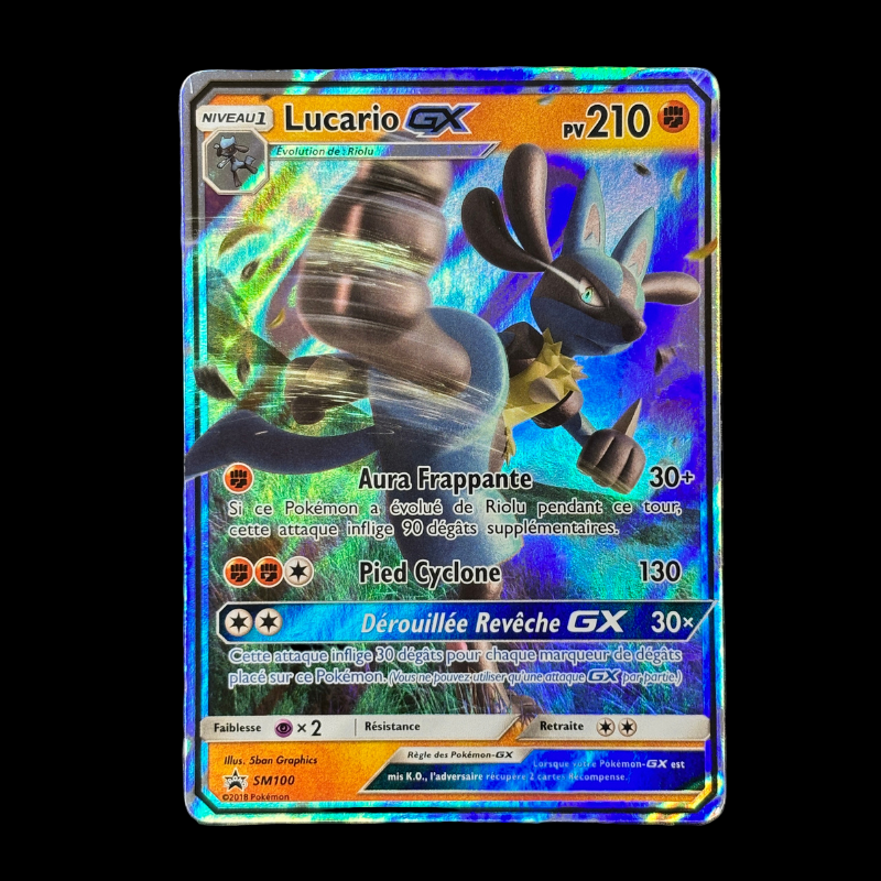 Lucario GX SM100 - Promo Soleil & Lune - EXC+