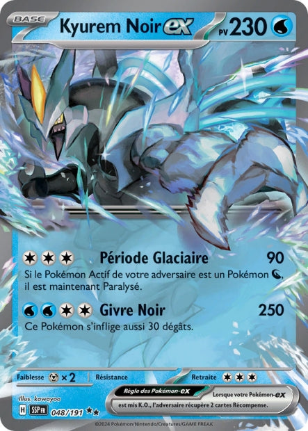 Kyurem Noir ex 048/191 - Étincelles Déferlantes