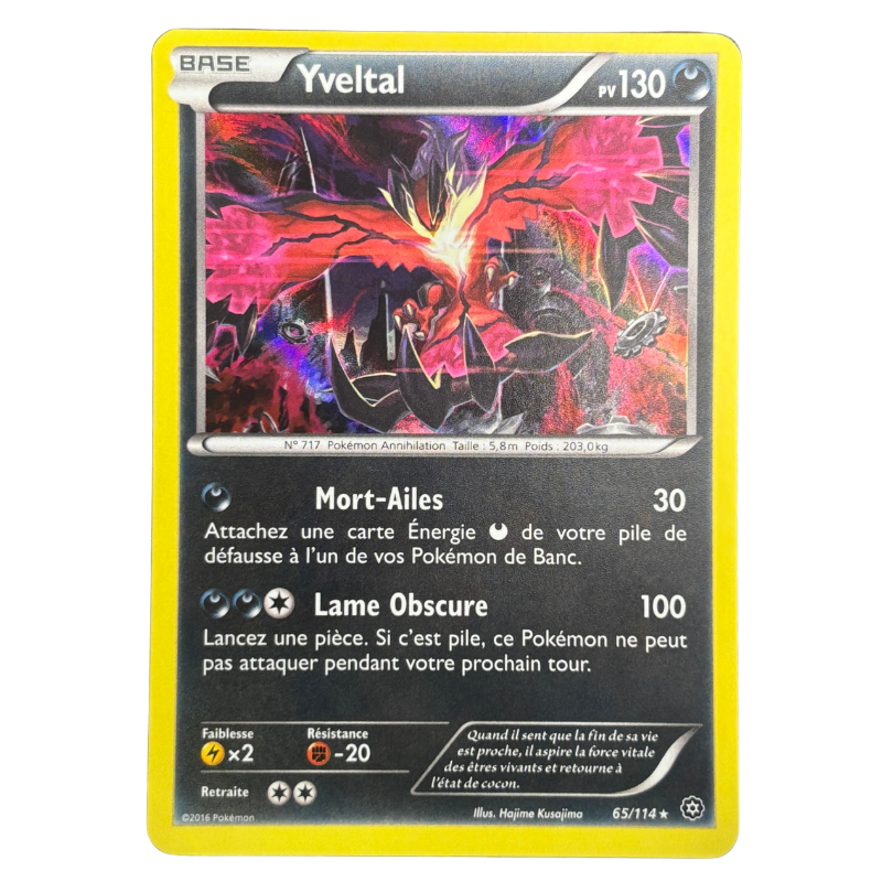 Yveltal offensive vapeur 65/114 – NM