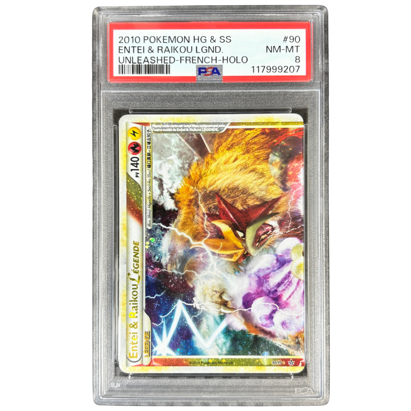 Entei et Raikou 90/95 PSA 8