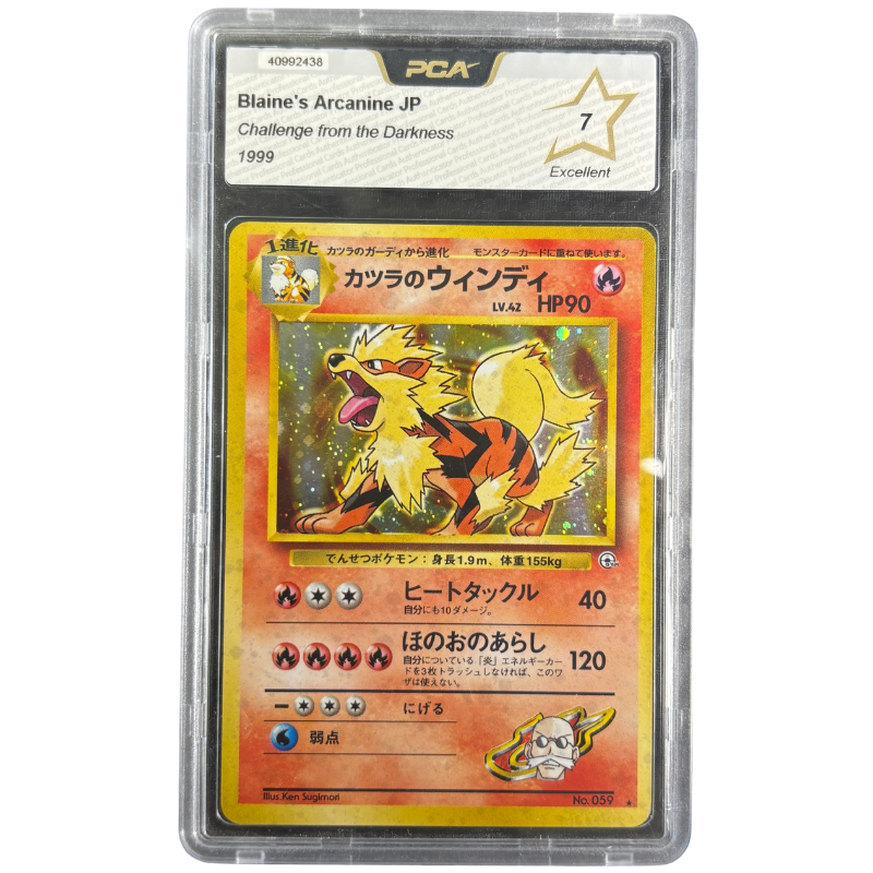 Blaine’s Arcanine 059 Challenge from the Darkness PCA 7