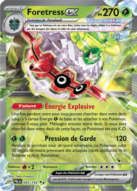 Foretress-ex 005/193 - Évolutions à Paldea