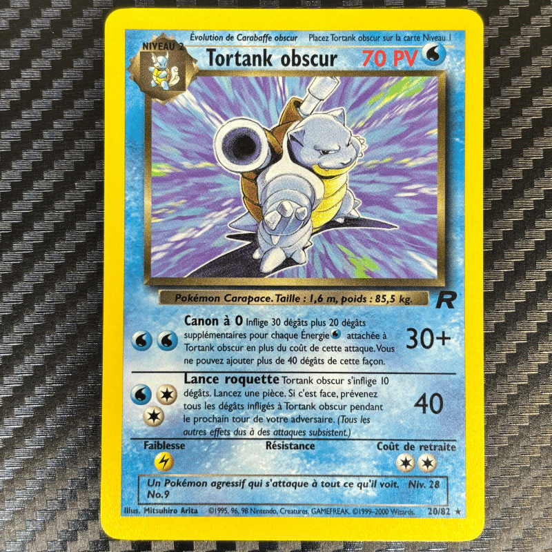 Tortank obscur 20/82 - Team Rocket - NM