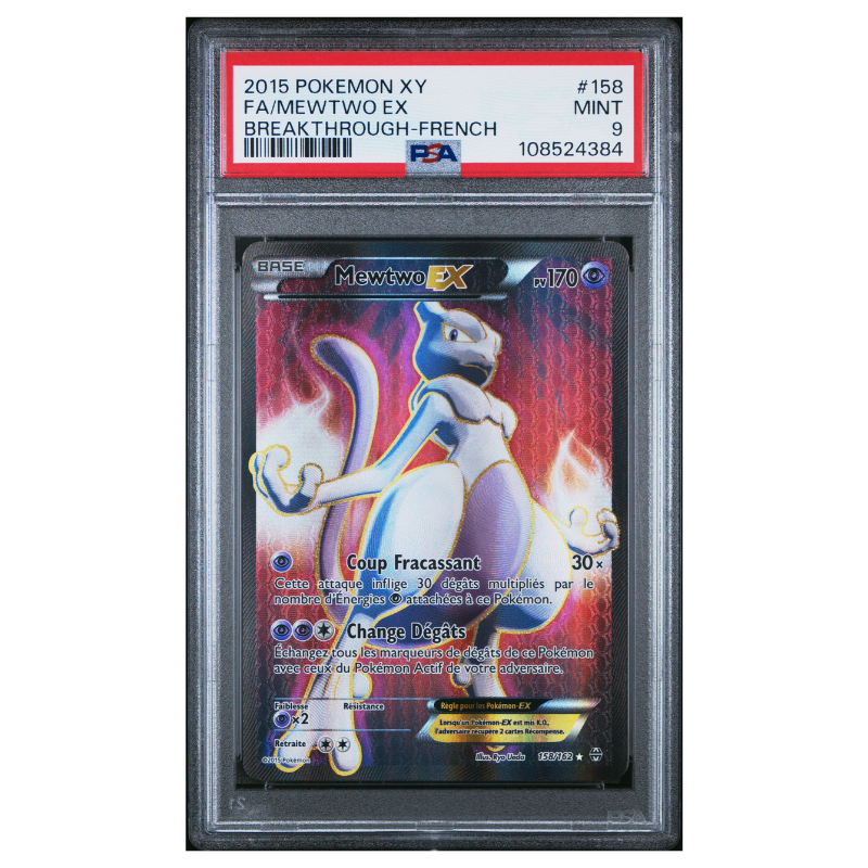 Mewtwo EX 158/162 - PSA 9