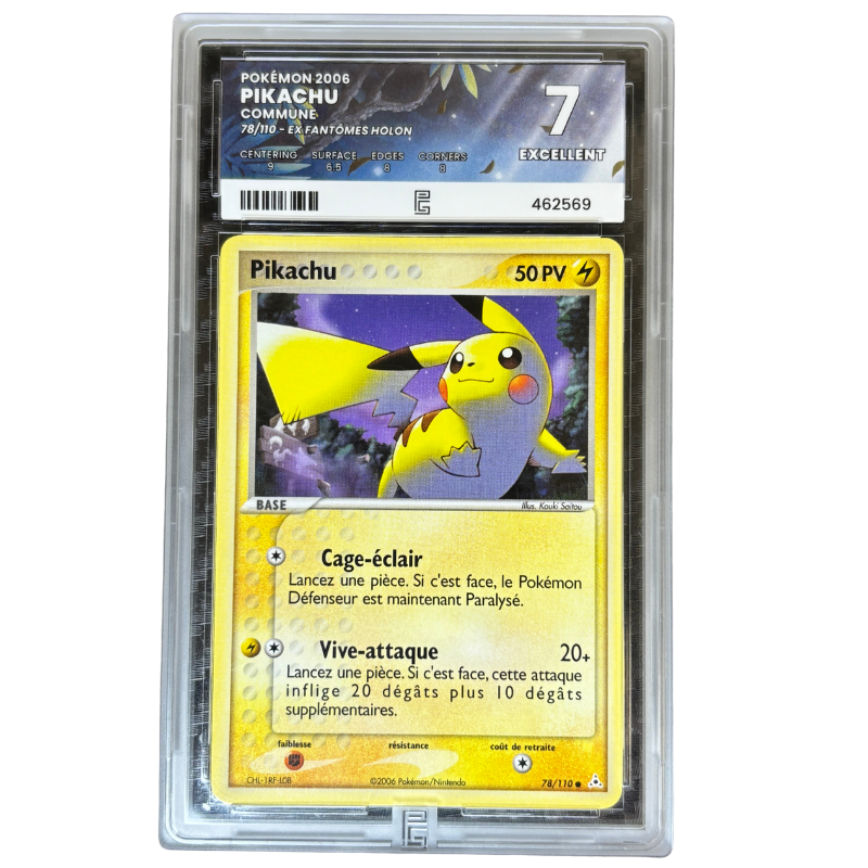 Pikachu 78/110 - Pure Grading 7