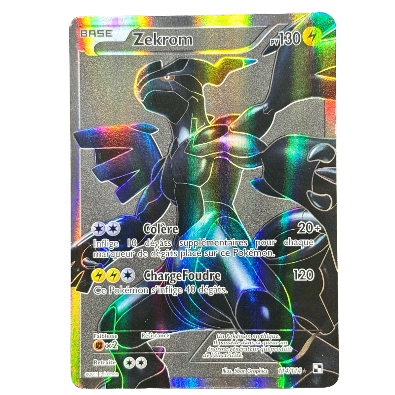 Zekrom 114/114 - Noir & Blanc