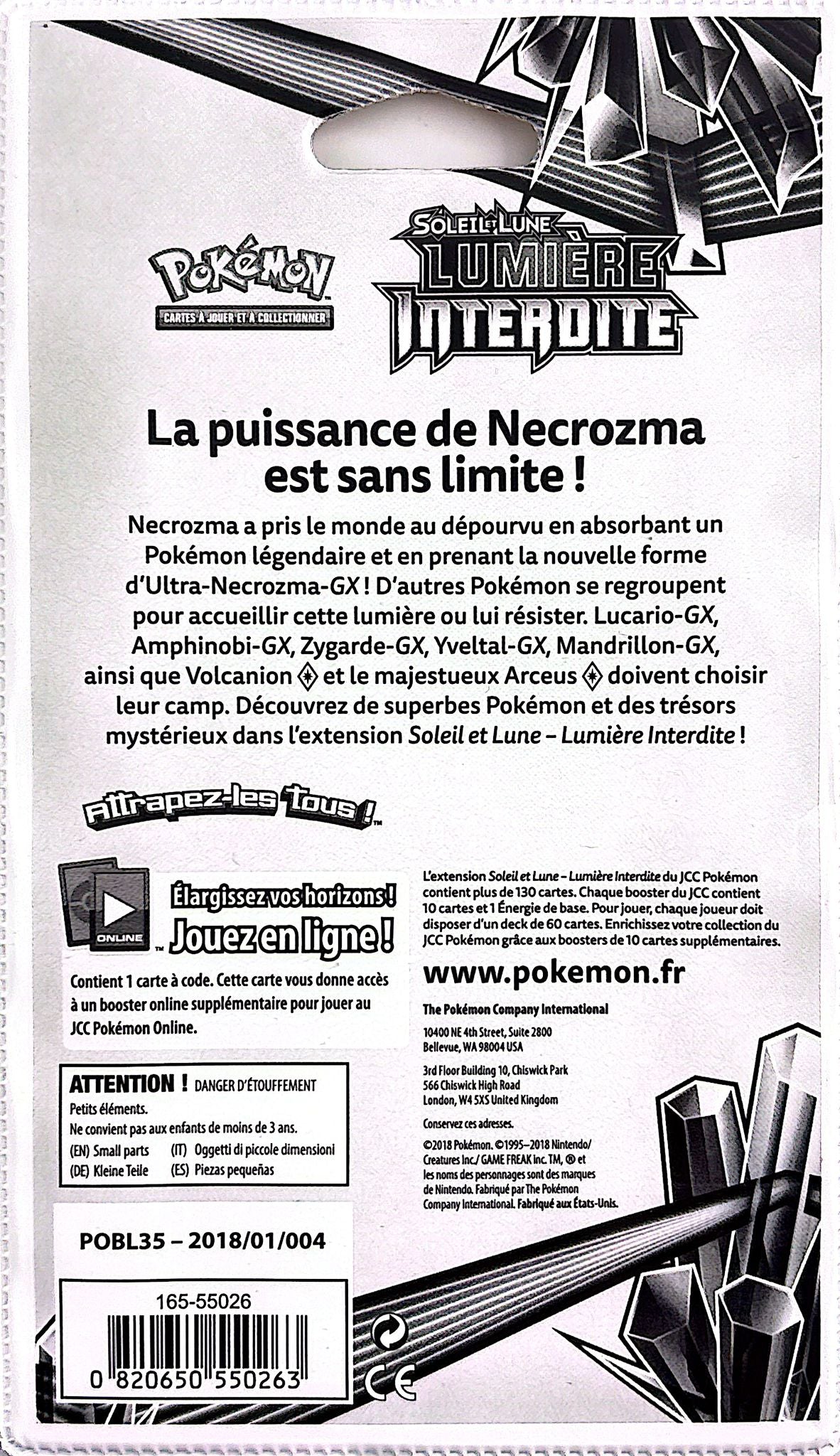 Blister Lumière Interdite (Amphinobi) *