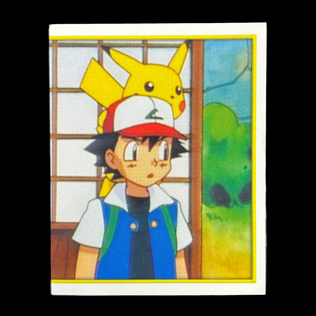 Sacha et pikachu 153 Merlin série 2