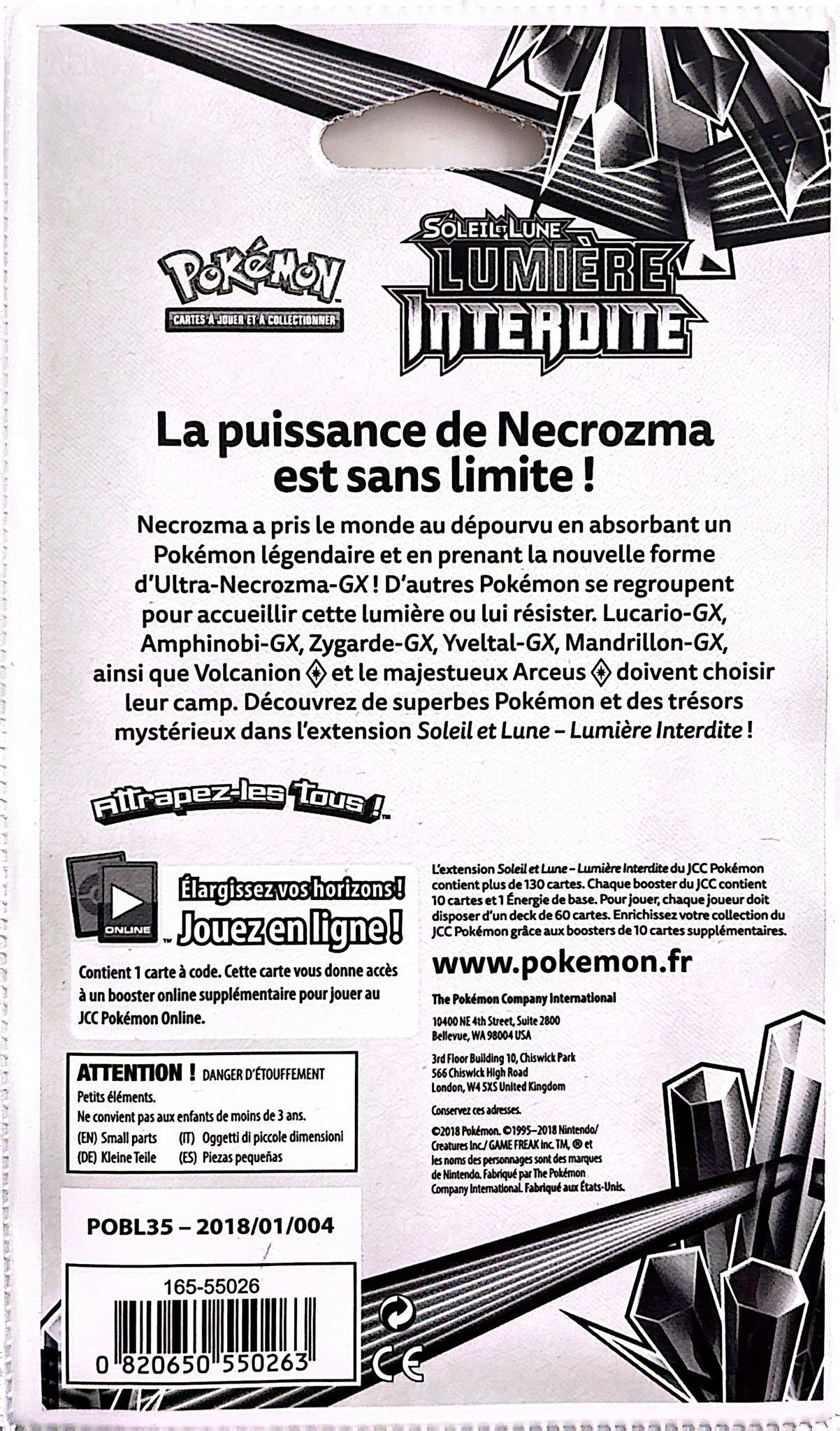 Blister Lumière Interdite (Necrozma) *