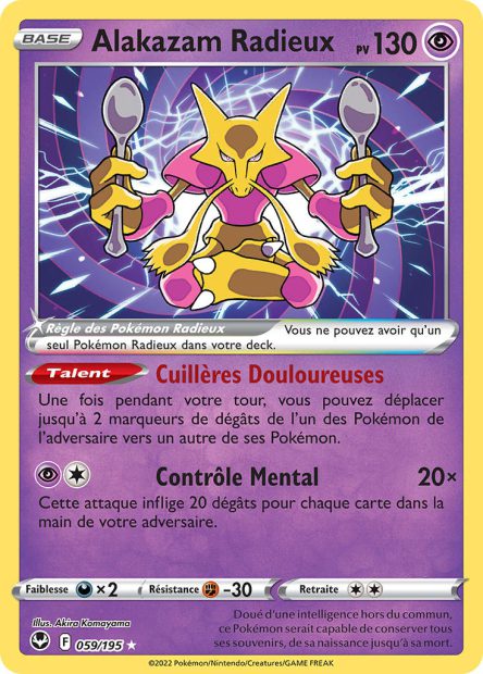 Alakazam Radieux 059/195 - Tempête Argentée