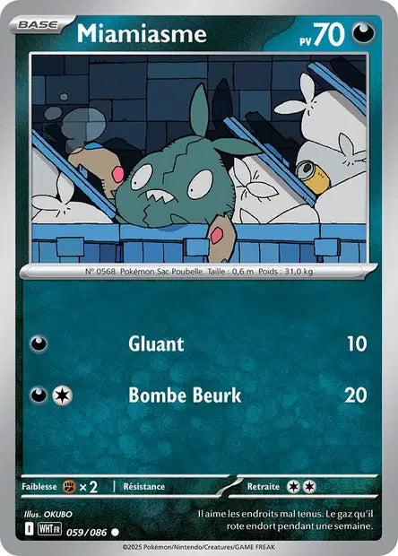 Miamiasme 059/086 Pokeball - Flamme blanche