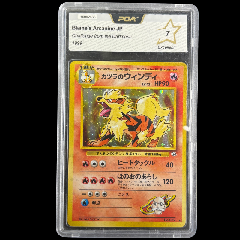 Blaine’s Arcanine 059 Challenge from the Darkness PCA 7