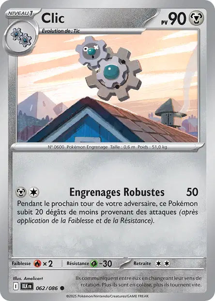 Clic 062/086 Foudre Noire – Pokeball
