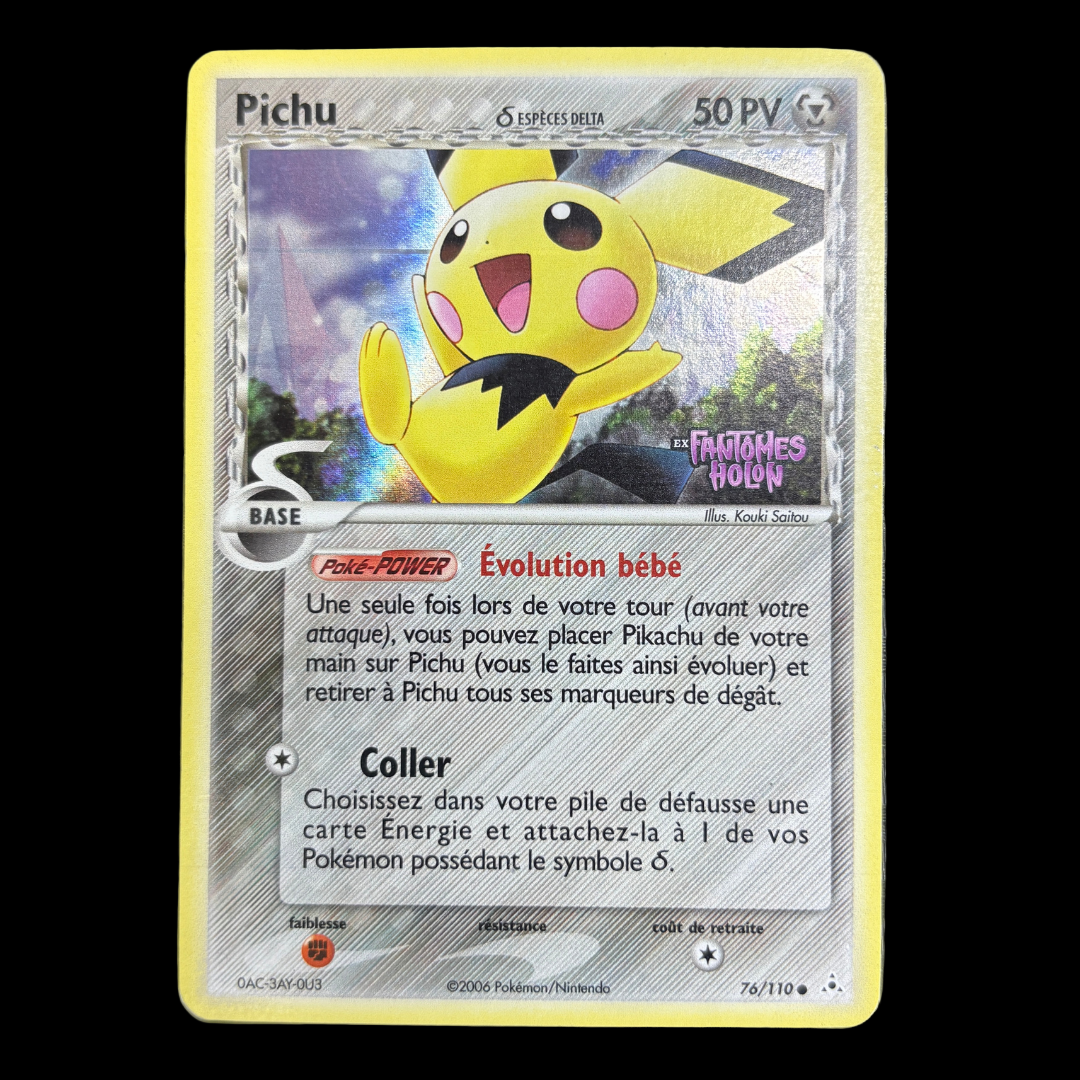 Pichu 76/110 Fantômes Holon – EXC+