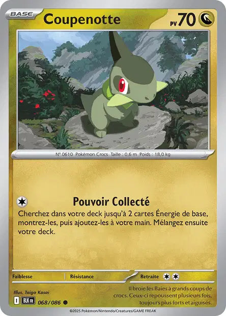 Coupenotte 068/086 Foudre Noire – Pokeball