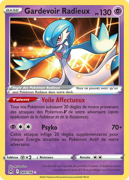 Gardevoir Radieux 069/196 - Origine Perdue