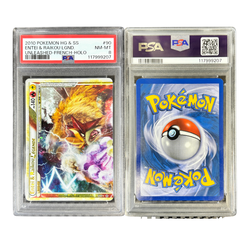 Entei et Raikou 90/95 PSA 8