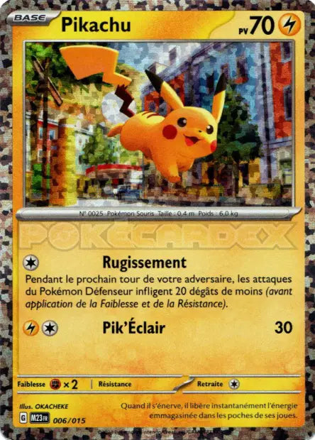 Pikachu 006/015 promo Mcdonald’s
