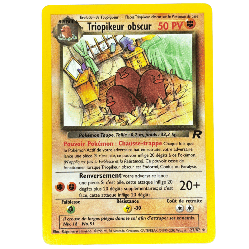 Triopikeur obscur 23/82 - Team Rocket - NM