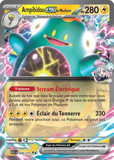 Ampibidou ex de Mashynn 070/217 Héros Transcendants