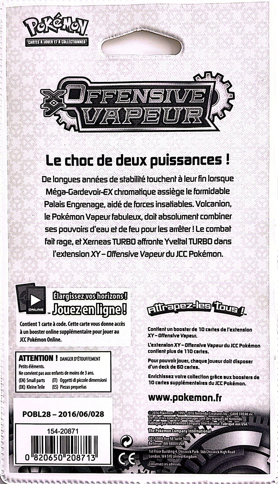 Blister Offensive Vapeur (Volcanion) *