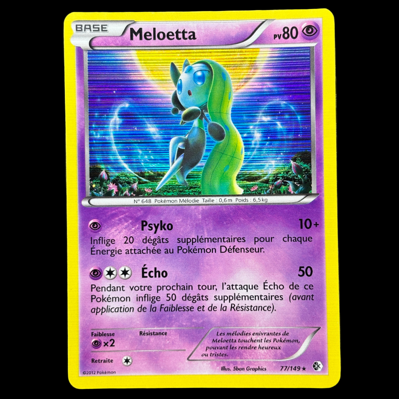 Meloetta 77/149 - Frontières Franchies - NM