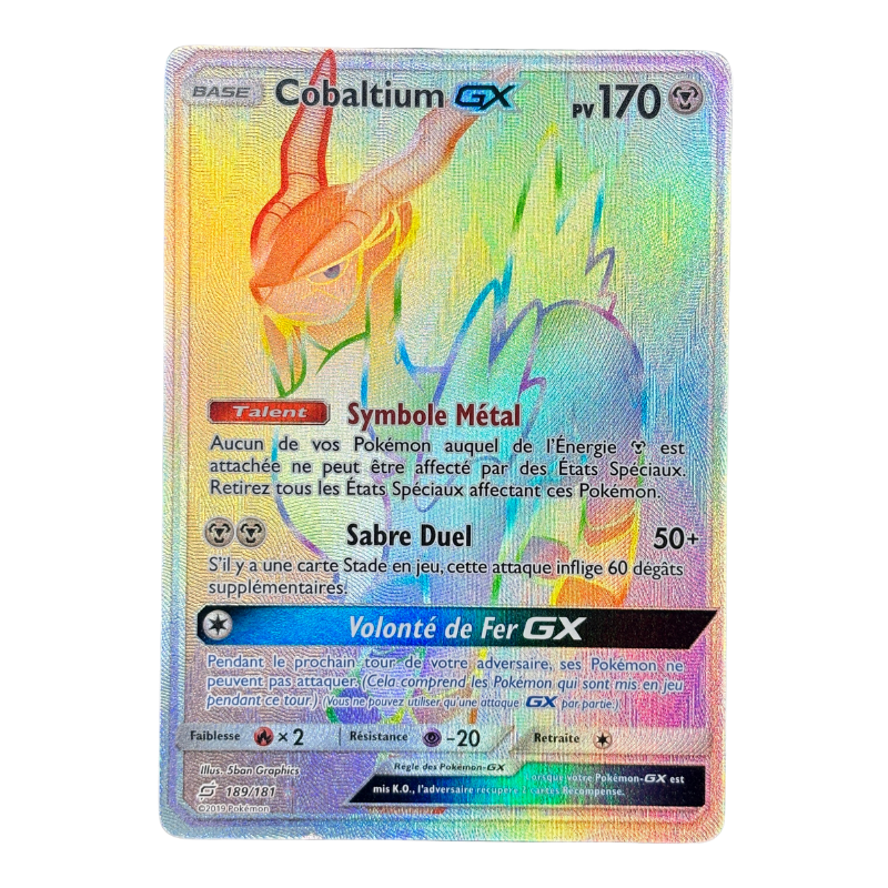 Cobaltium GX 189/181 - Duo de Choc - MINT